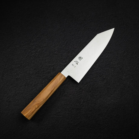Hatsukokoro Ryuhyo SG2 Damascus Bunka 180mm Olivewood Handle