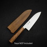 Hatsukokoro Ryuhyo SG2 Damascus Santoku 180mm Olivewood Handle