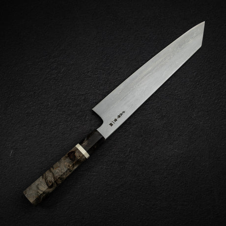 Nakagawa Blue 1 Damascus K-tip Gyuto 255mm Birch Handle