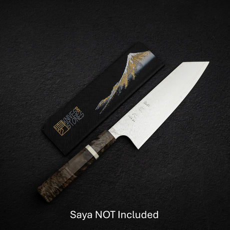 Hatsukokoro Ginga ATS34 Damascus Bunka 180mm