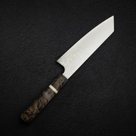 Hatsukokoro Ginga ATS34 Damascus Bunka 180mm