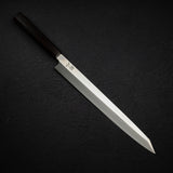 Hatsukokoro FAXR2 Powdered Steel K-tip Yanagiba 300mm Mirror Polish Ebony