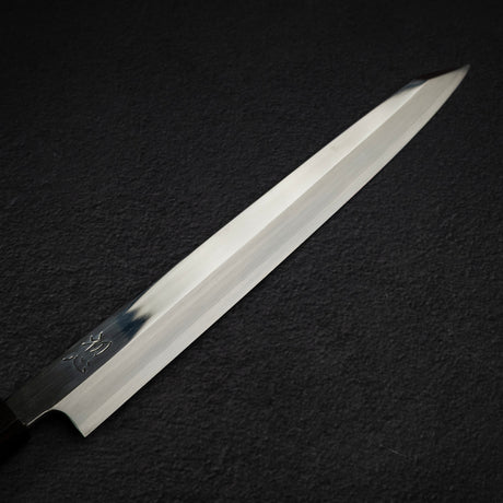 Hatsukokoro FAXR2 Powdered Steel K-tip Yanagiba 300mm Mirror Polish Ebony