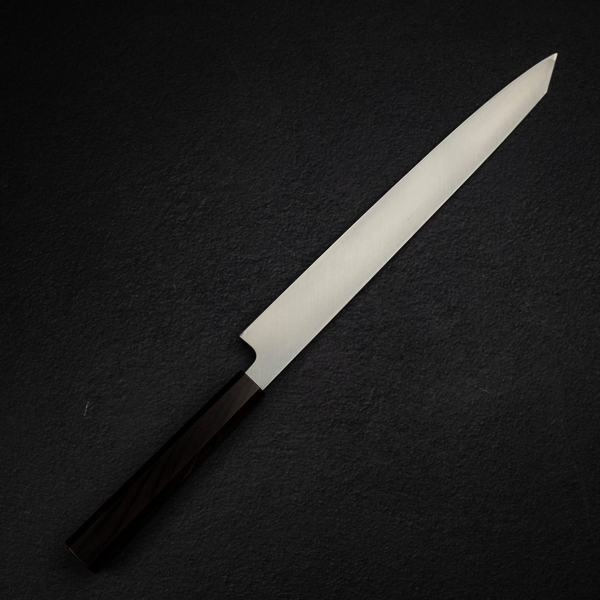 Hatsukokoro FAXR2 Powdered Steel K-tip Yanagiba 300mm Mirror Polish Ebony