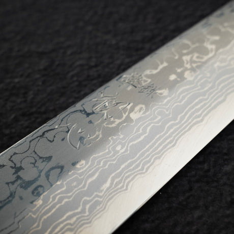 Hatsukokoro x Yoshihiro Yauji Blue 2 Damascus Yanagiba 270mm