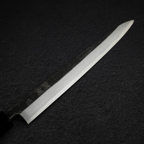 Hatsukokoro x Myojin Shirasagi Blue 2 Kurouchi Yanagiba 240mm