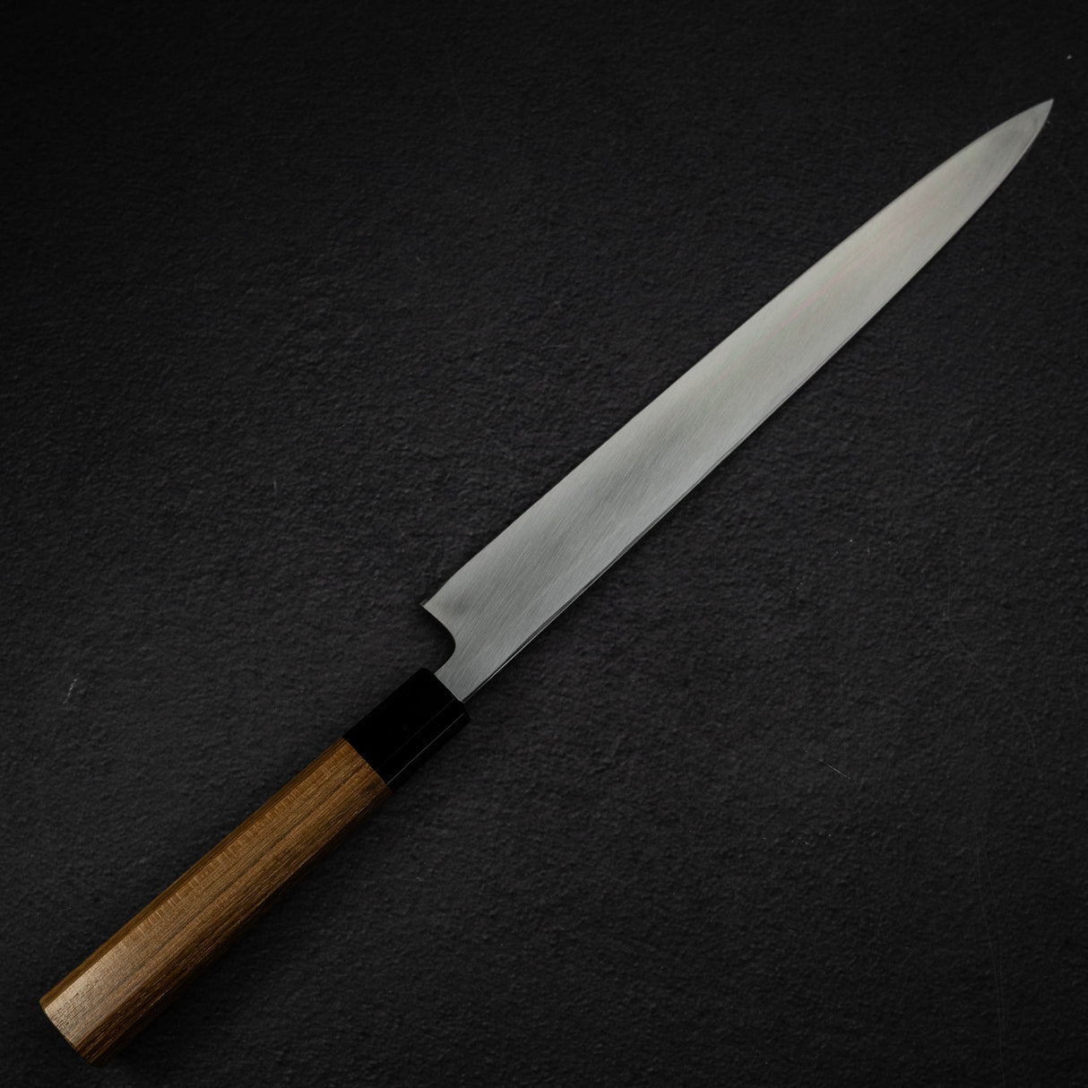 初心 x 直人作 白鷺 Blue 2 黑打柳刃 300mm