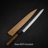 初心 x 直人作 白鷺 Blue 2 黑打柳刃 300mm