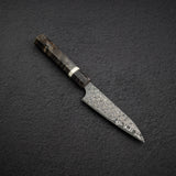 Nigara Anmon SG2 Raindrop Damascus Petty 120mm Birch Handle