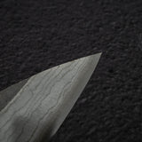 初心雲影 藍色 2 黑內大馬士革牛刀 210mm 黑色 Chacate 手柄