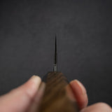 初心雲影 藍色 2 黑內大馬士革牛刀 210mm 黑色 Chacate 手柄