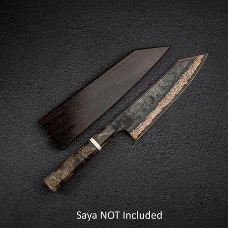 Hatsukokoro x Nigara Yorokobi SLD 銅大馬士革 K-tip Gyuto 210mm 樺木手柄