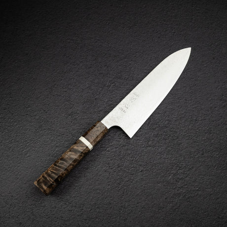 初心 銀河 ATS34 大馬士革 三德刀 180mm