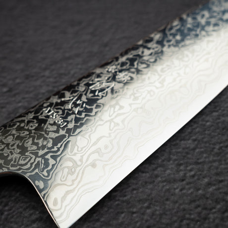 初心 銀河 ATS34 大馬士革 三德刀 180mm
