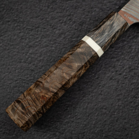 初心 x Nigara Irodori Blue 2 彩虹大馬士革 三德 180mm