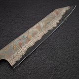 Hatsukokoro x Nigara Irodori Blue 2 Rainbow Damascus K-tip Gyuto 240mm