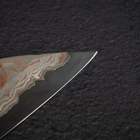 初心 x Nigara Irodori Blue 2 彩虹大馬士革 K-tip Gyuto 240mm