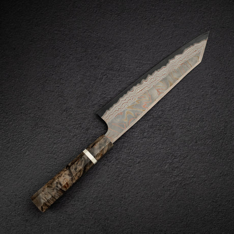 初心 x Nigara Irodori Blue 2 彩虹大馬士革 K-tip Gyuto 240mm