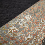 佐治武士 VG1鋼0鋼 彩虹 大馬士革 蝕刻 文化刀 165mm