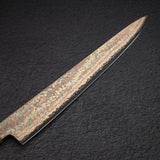 Hatsukokoro Hinotori V-Toku 2 Sujihiki 270mm Rainbow Damascus Finish