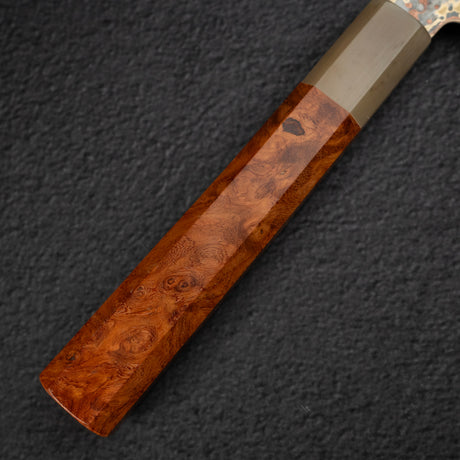 Hatsukokoro Hinotori V-Toku 2 Sujihiki 270mm Rainbow Damascus Finish