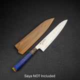 Hatsukokoro Kujaku V-Toku-2 Gyuto 210mm Rainbow Damascus Finish Purple
