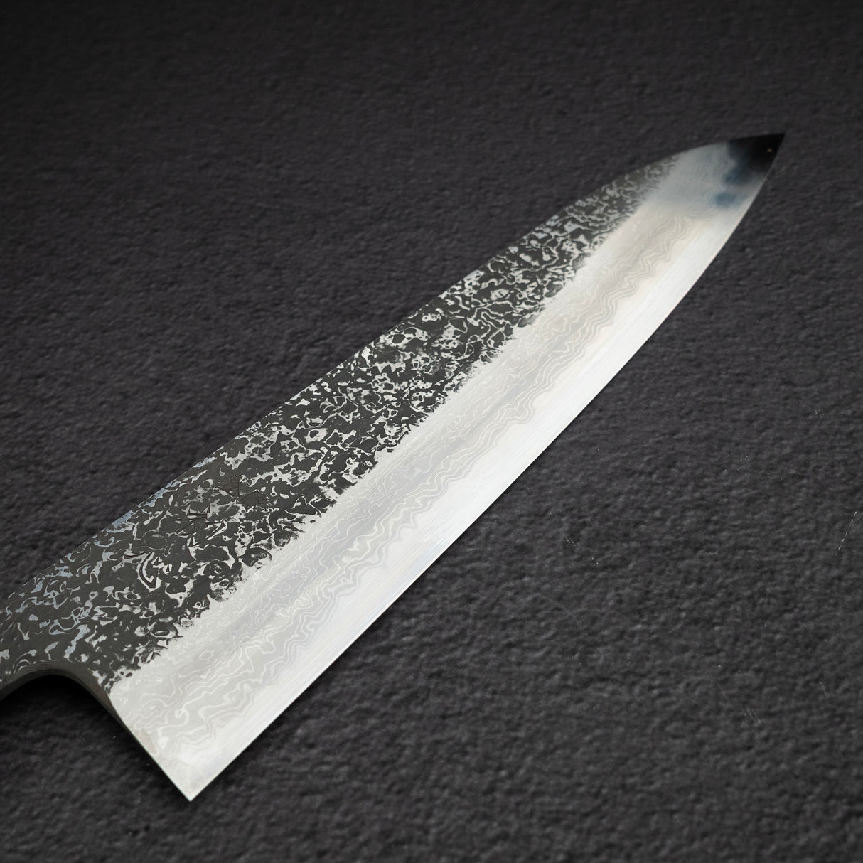 増田 吉秀 青鋼一號 黑染 大馬士革 牛刀 240mm