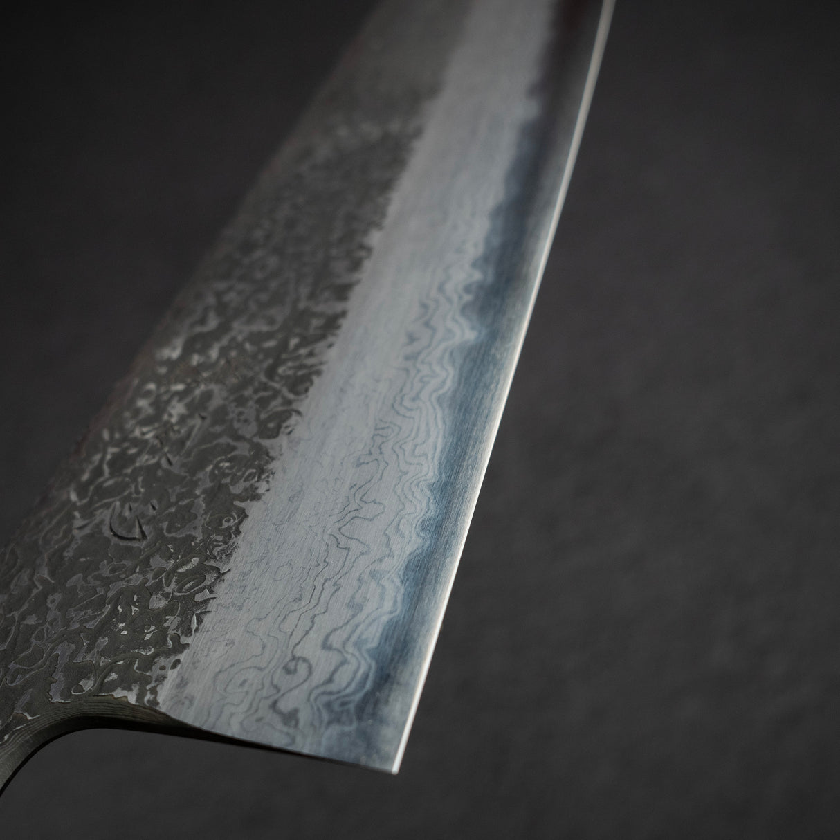 増田 吉秀 青鋼一號 黑染 大馬士革 牛刀 240mm