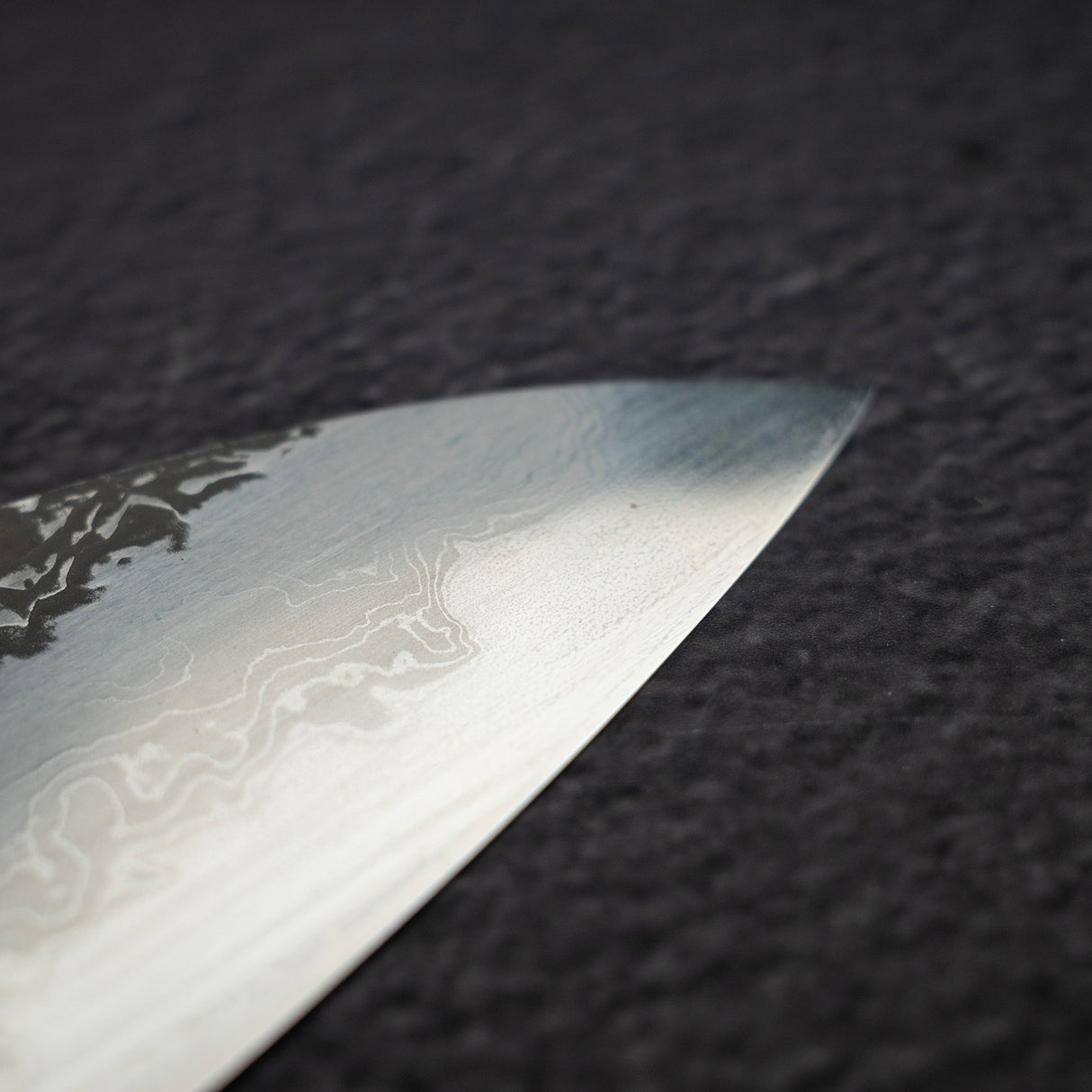 Masuda Yoshihide Blue 1 Kurozome Damascus Gyuto 220mm