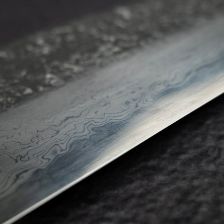 Masuda Yoshihide Blue 1 Kurozome Damascus Gyuto 220mm