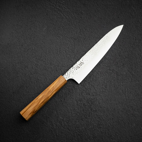 岩刃社 VG10鋼 鎚目 大馬士革 牛刀 210mm