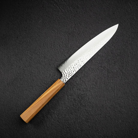 岩刃社 VG10鋼 鎚目 大馬士革 牛刀 210mm