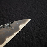 貴輔 x 新國 ATS34 小刀 / 蔬果刀 鎚目 鏡面 霞 處理 150mm w 刀套