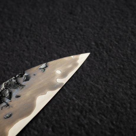 Kisuke x Xinguo ATS34 Petty Tsuchime Mirror Kasumi Finish 180mm w Knife Guard