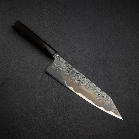 Kisuke x Xinguo ATS34 K tip Gyuto Tsuchime Mirror Kasumi 240mm w Knife Guard