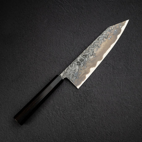 Kisuke x Xinguo ATS34 K tip Gyuto Tsuchime Mirror Kasumi 240mm w Knife Guard