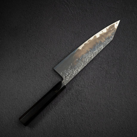 Kisuke x Xinguo ATS34 K tip Gyuto Tsuchime Mirror Kasumi 240mm w Knife Guard