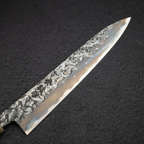 Kisuke x Xinguo ATS34 Sujihiki Tsuchime Mirror Kasumi 240mm w Knife Guard