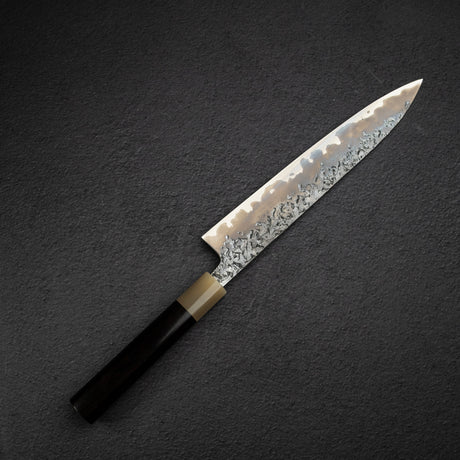 Kisuke x Xinguo ATS34 Sujihiki Tsuchime Mirror Kasumi 240mm w Knife Guard