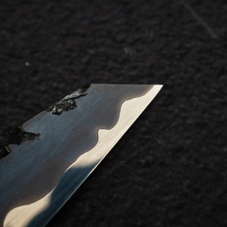 Kisuke x Xinguo ATS34 Honesuki Tsuchime Mirror Kasumi Finish 150mm w Knife Guard