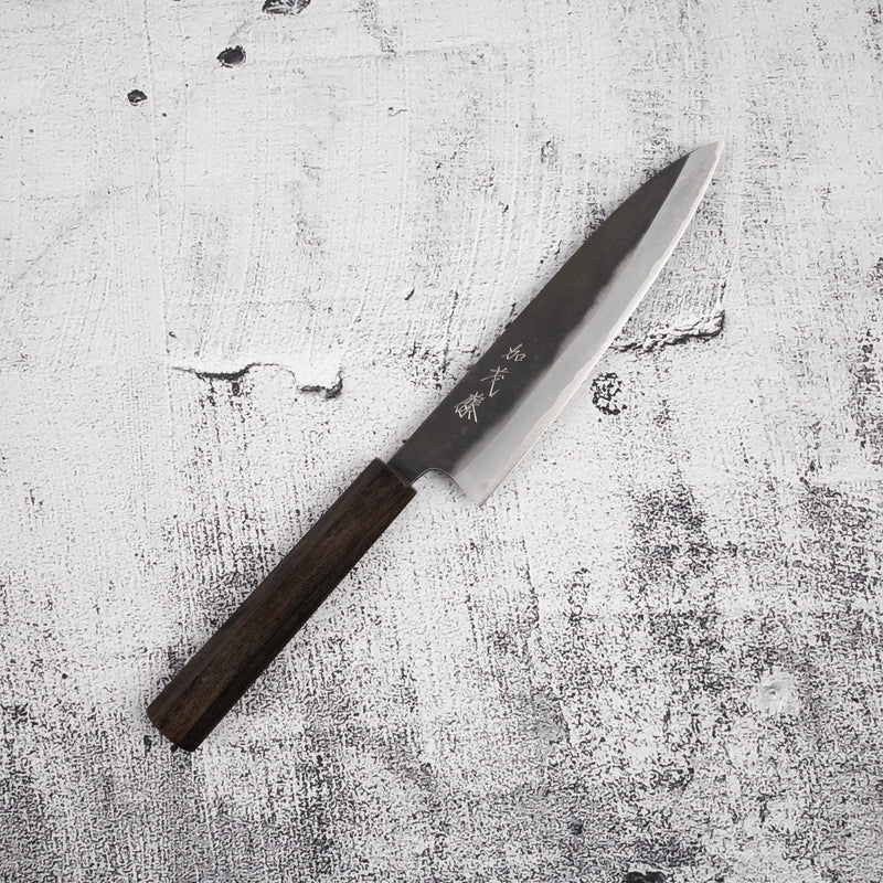 Shiro Kamo AS Kurouchi Petty 150mm Ebony