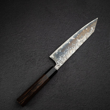 Kisuke x Xinguo ATS34 K tip Gyuto Tsuchime Mirror Kasumi 210mm w Knife Guard