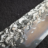 Kisuke x Xinguo ATS34 Gyuto Tsuchime Mirror Kasumi 240mm w Knife Guard