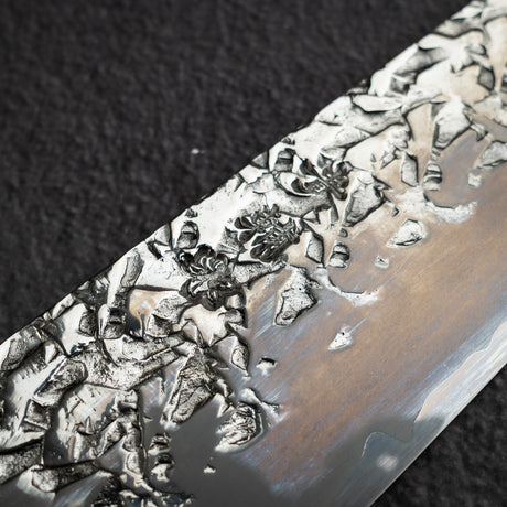 Kisuke x Xinguo ATS34 Gyuto Tsuchime Mirror Kasumi 240mm w Knife Guard