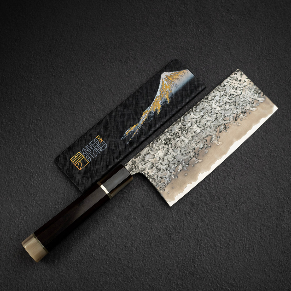 Kisuke x Xinguo ATS34 Chuka Tsuchime Mirror Kasumi Finish 180mm w Knife Guard
