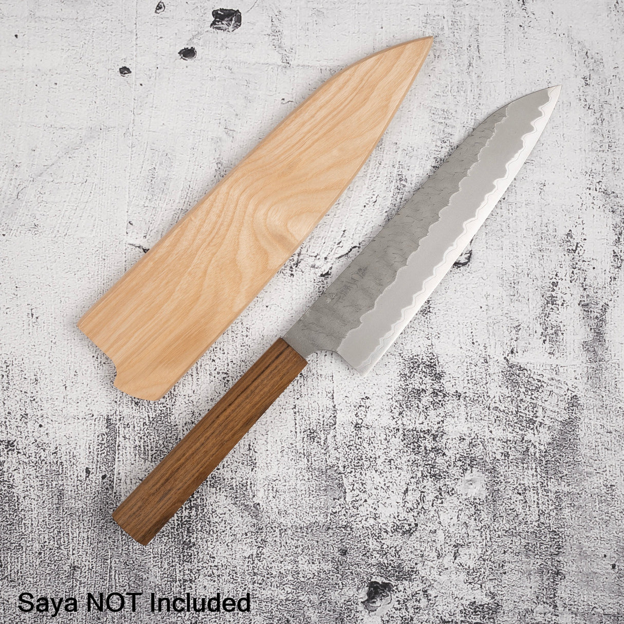 Nigara Aogami (Blue) Super Gyuto 210mm Tsuchime Black Chacate