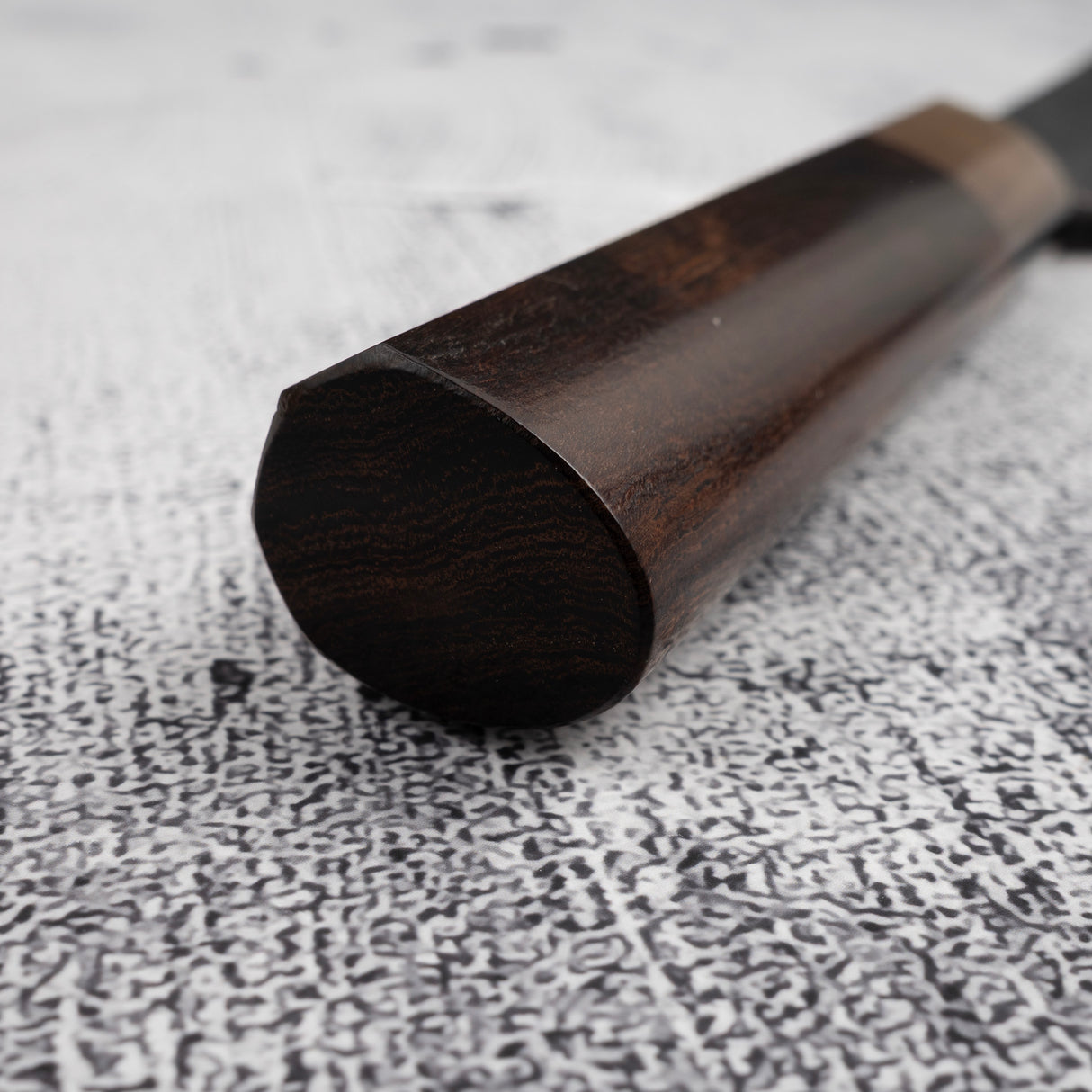 Masakage Koishi AS Bunka 175mm, Aogami Super Kurouchi Tsuchime K&S Hearted-shaped Ironwood Handle
