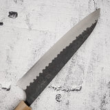 Masakage Koishi AS Gyuto 210mm Aogami Super Kurouchi Tsuchime K&S Hearted-shaped Ironwood Handle