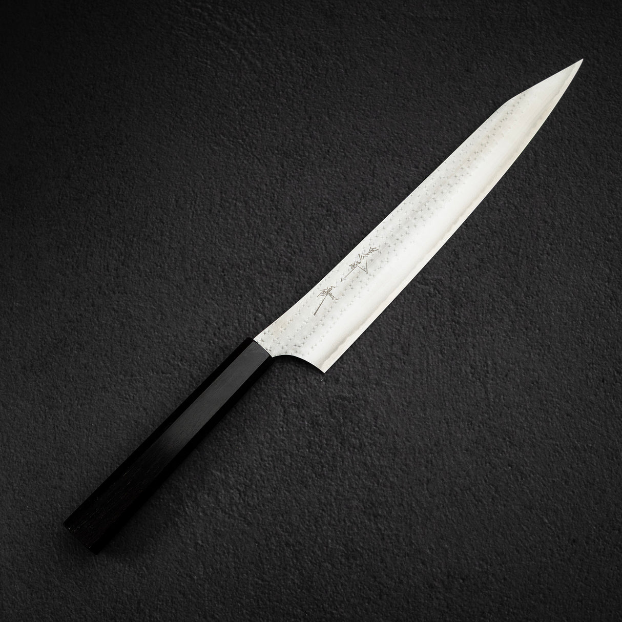Kurosaki Kokusen Ei AS Sujihiki 270mm Aogami Super Ebony