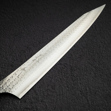 Kurosaki Kokusen Ei AS Sujihiki 270mm Aogami Super Ebony